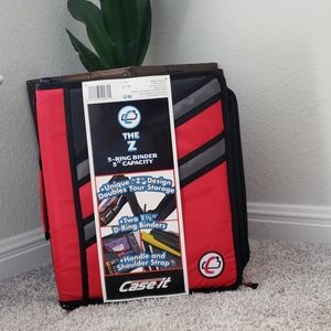 Case it "The Z" 3 Ring Binder 3" Capacity